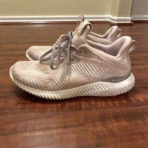 Women’s light pink Adidas Alphabounces
